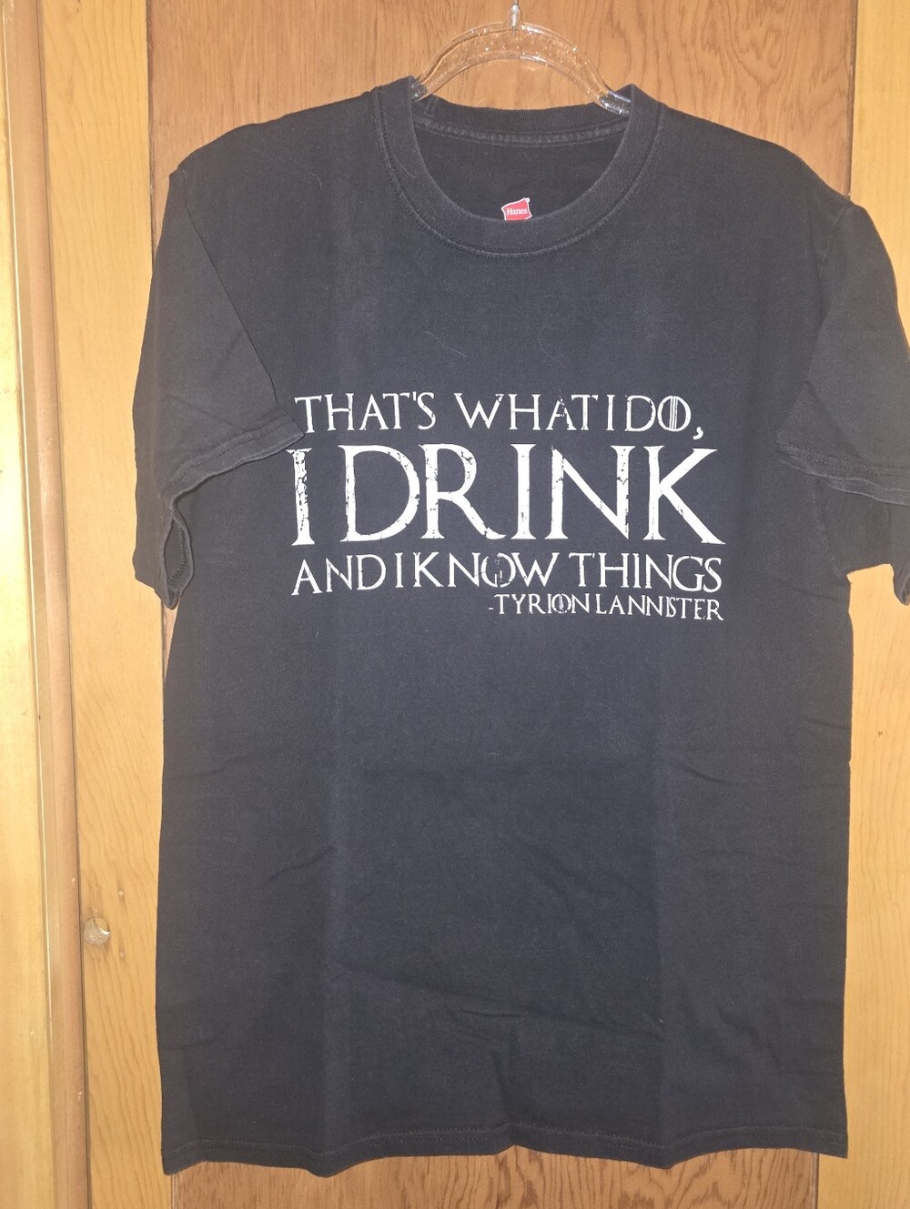 Hanes mens size medium black graphic tshirt